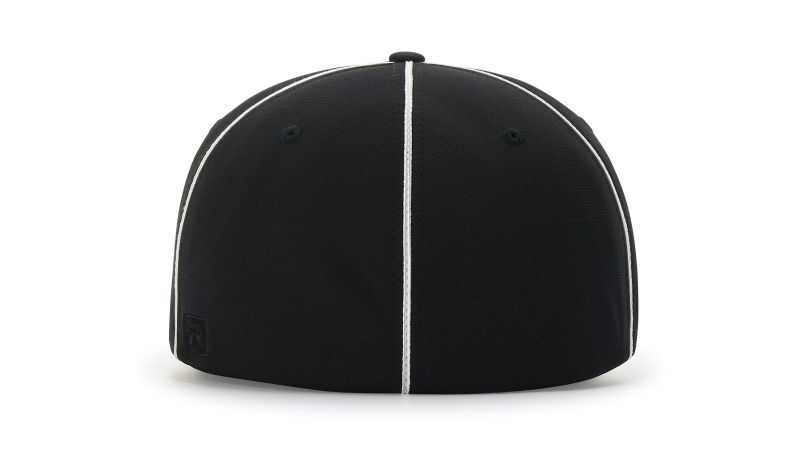 Richardson 485 Referee Pulse R-Flex Black/White Referee Hat