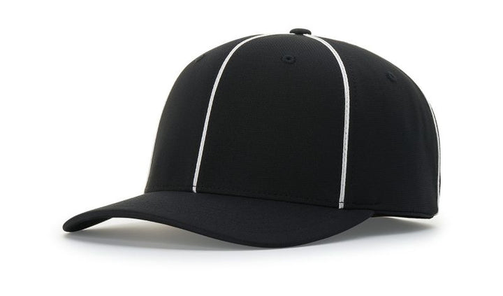 Richardson 485 Referee Pulse R-Flex Black/White Referee Hat
