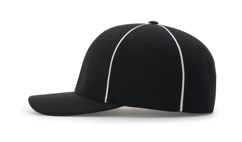 Richardson 485 Referee Pulse R-Flex Black/White Referee Hat