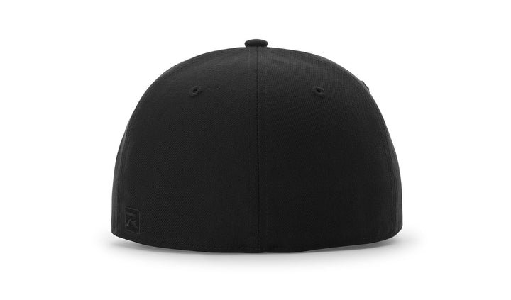 Richardson 530 4-Stitch Fitted Black Umpire Hat