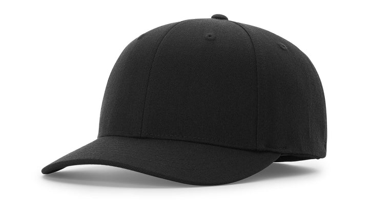 Richardson 543 6-Stitch Flexfit Black Umpire Hat