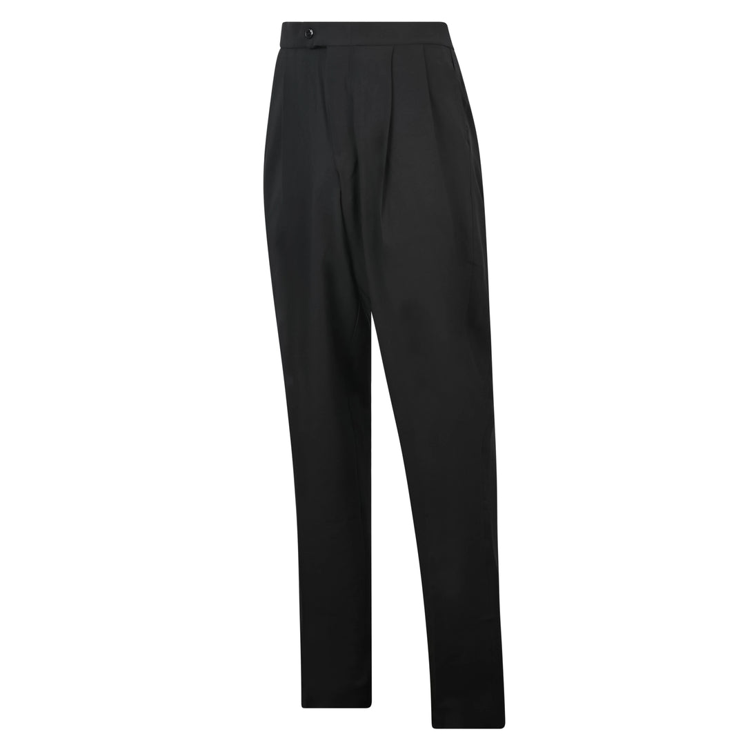 Tapered Fit 4-Way Stretch Pleated Referee Pants