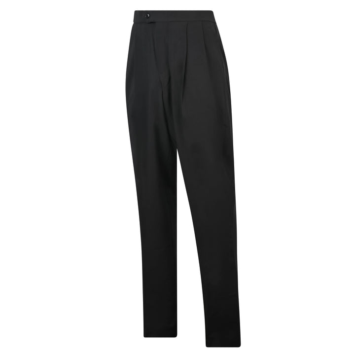Tapered Fit 4-Way Stretch Pleated Referee Pants