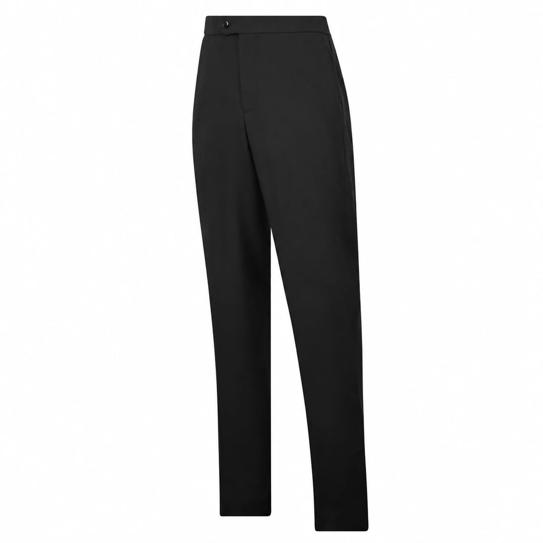 Tapered Fit 4-Way Stretch Flat Front Referee Pants