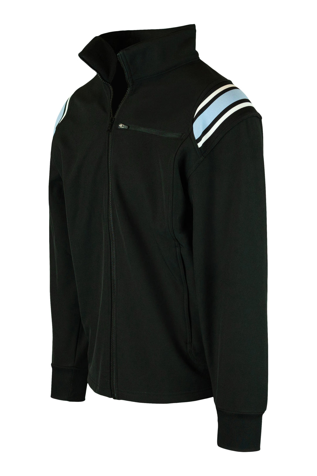 WarmSkin Thermal Umpire Jacket - Black/Powder Blue