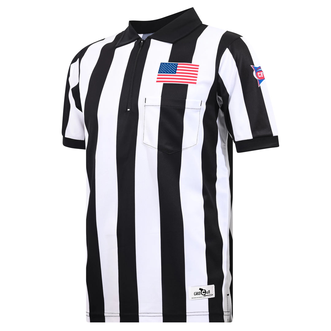 2" CFO Soft-Tech Football Referee Shirt