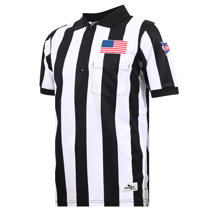 2" CFO Soft-Tech Football Referee Shirt
