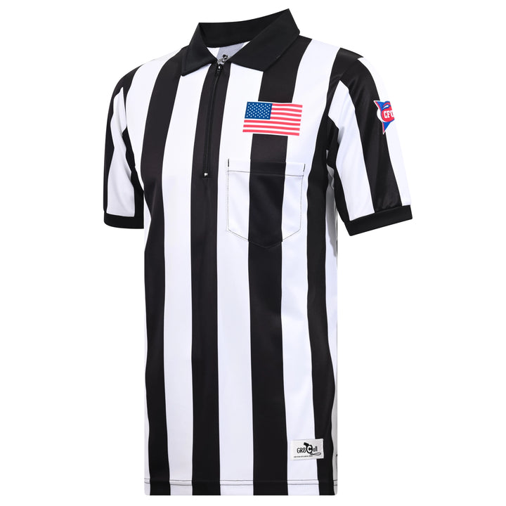 2" CFO Ultra-Tech Football Referee Shirt