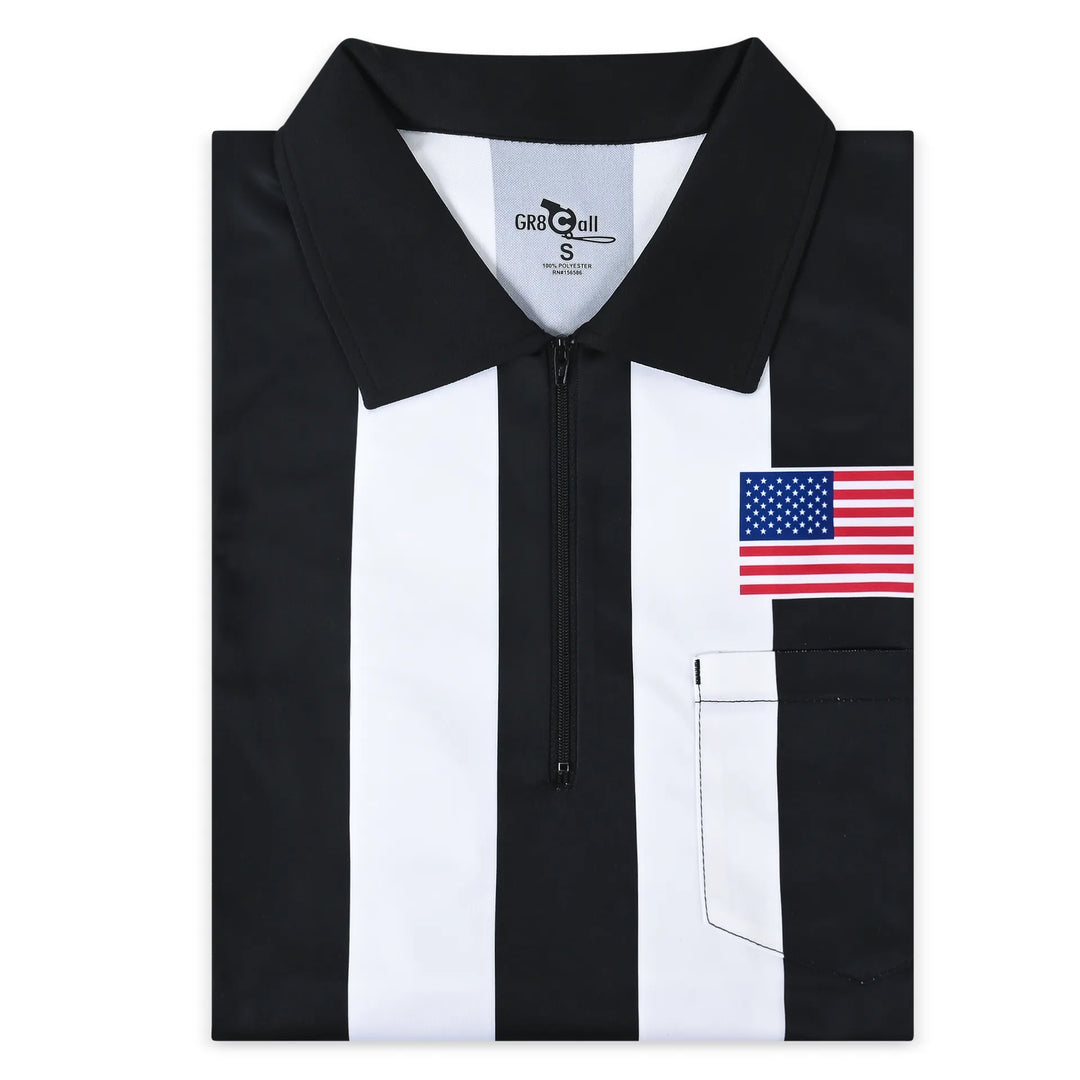 2.25” Ultra-Tech Long Sleeve Football Referee Shirt with 2.25” Ultra-Tech Long Sleeve Football Referee Shirt with