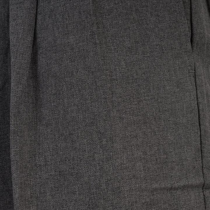Charcoal Gray Pleated Umpire Pants - Base