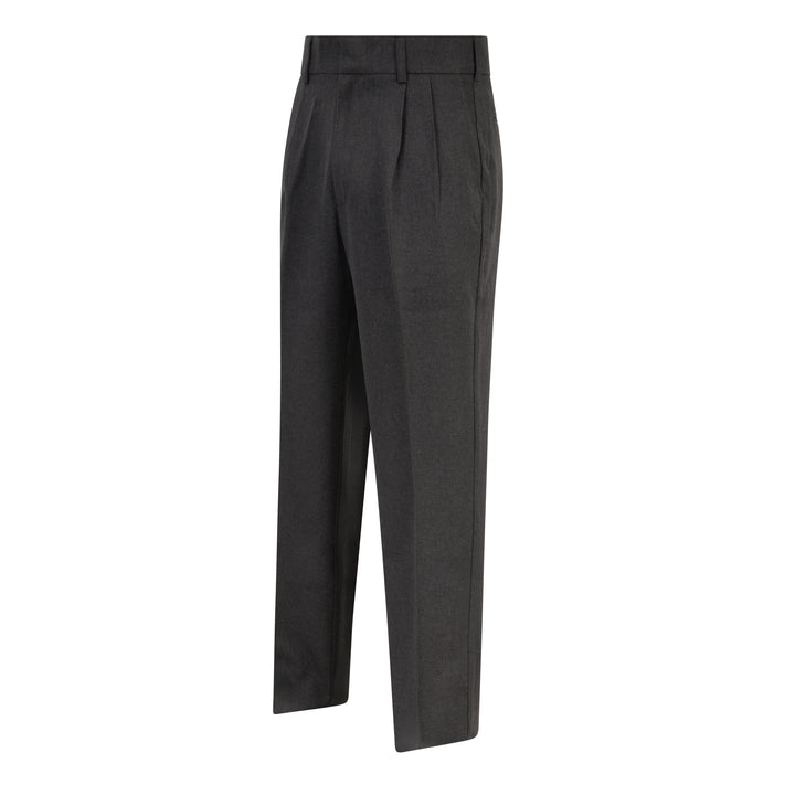 Charcoal Gray Pleated Umpire Pants - Base