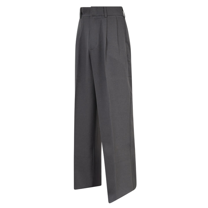 Heather Gray Pleated Umpire Pants - Plate