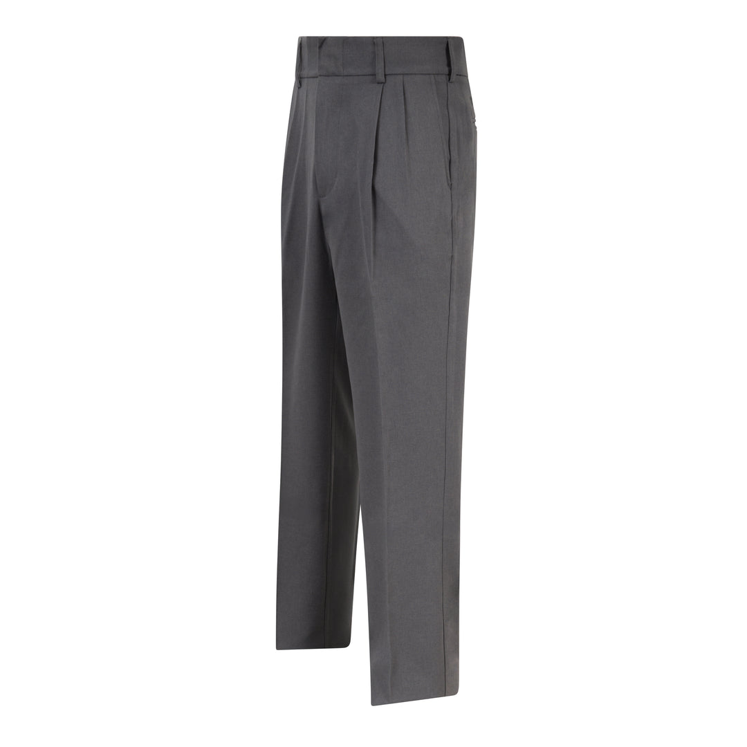Heather Gray Pleated Umpire Pants - Base