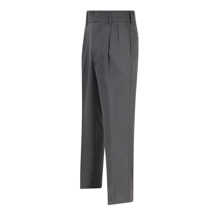 Heather Gray Pleated Umpire Pants - Base