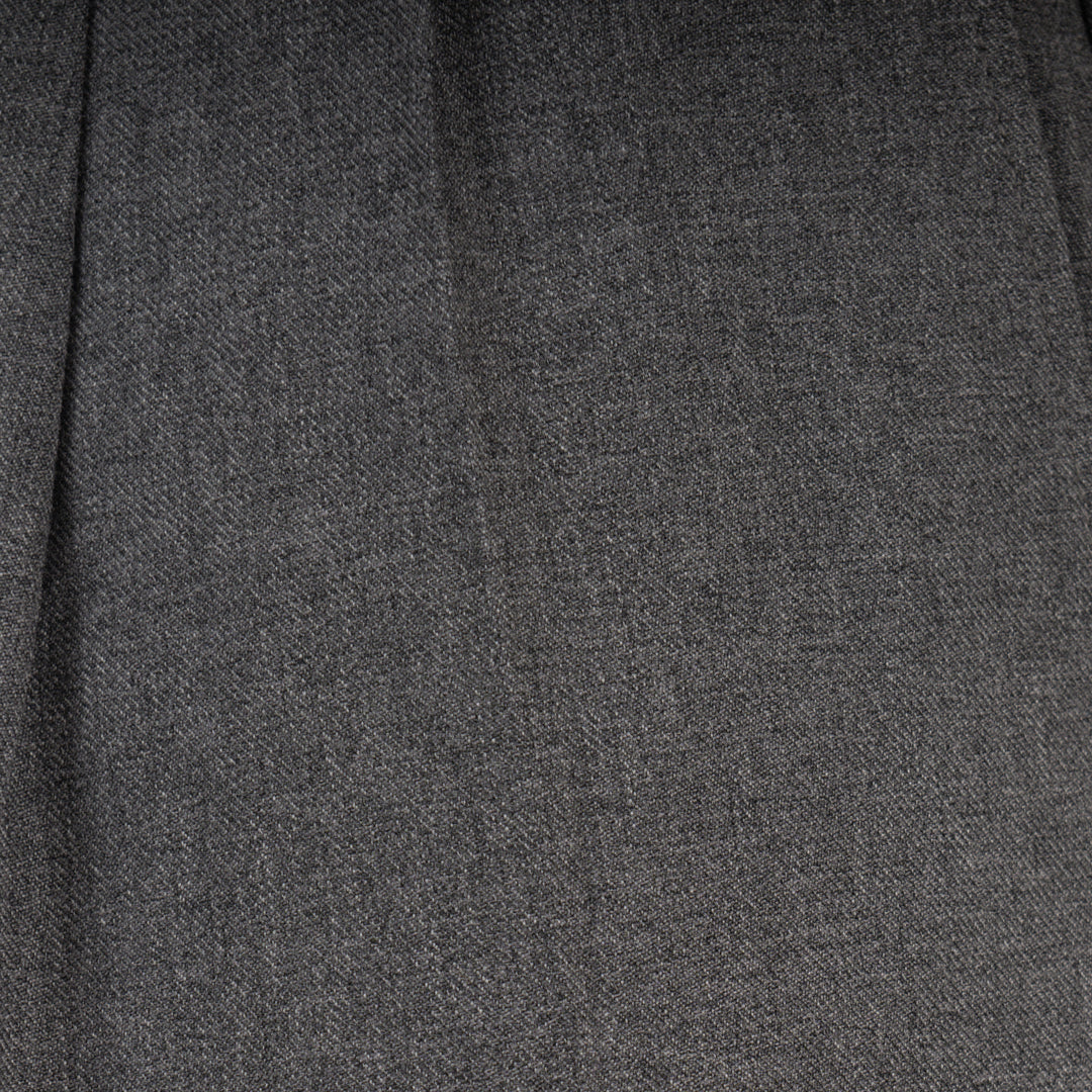 Heather Gray Pleated Umpire Pants - Base