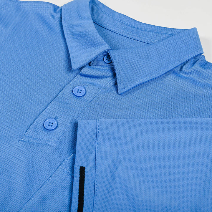 Vertical Stripe Umpire Shirt - MLB/Carolina Blue