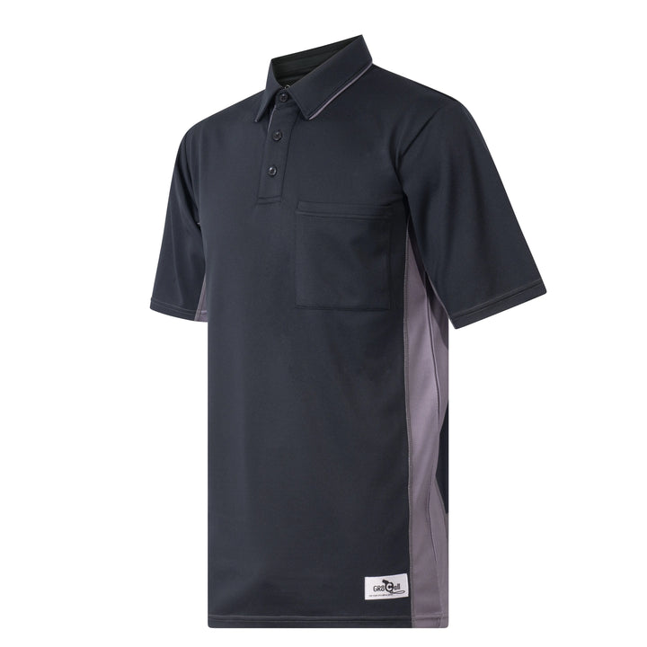 MLB Side Panel Umpire Shirt - Black