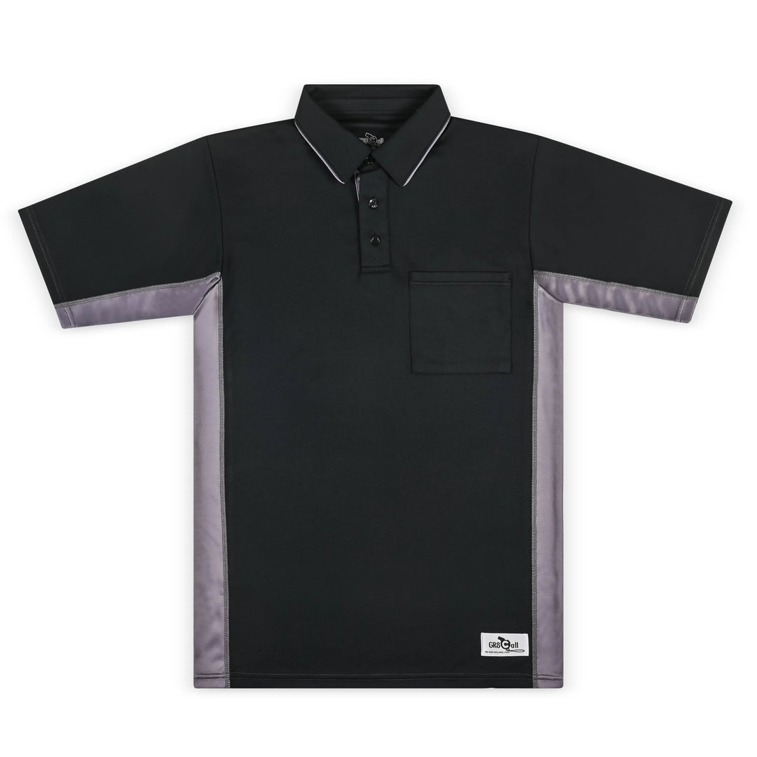 MLB Side Panel Umpire Shirt - Black
