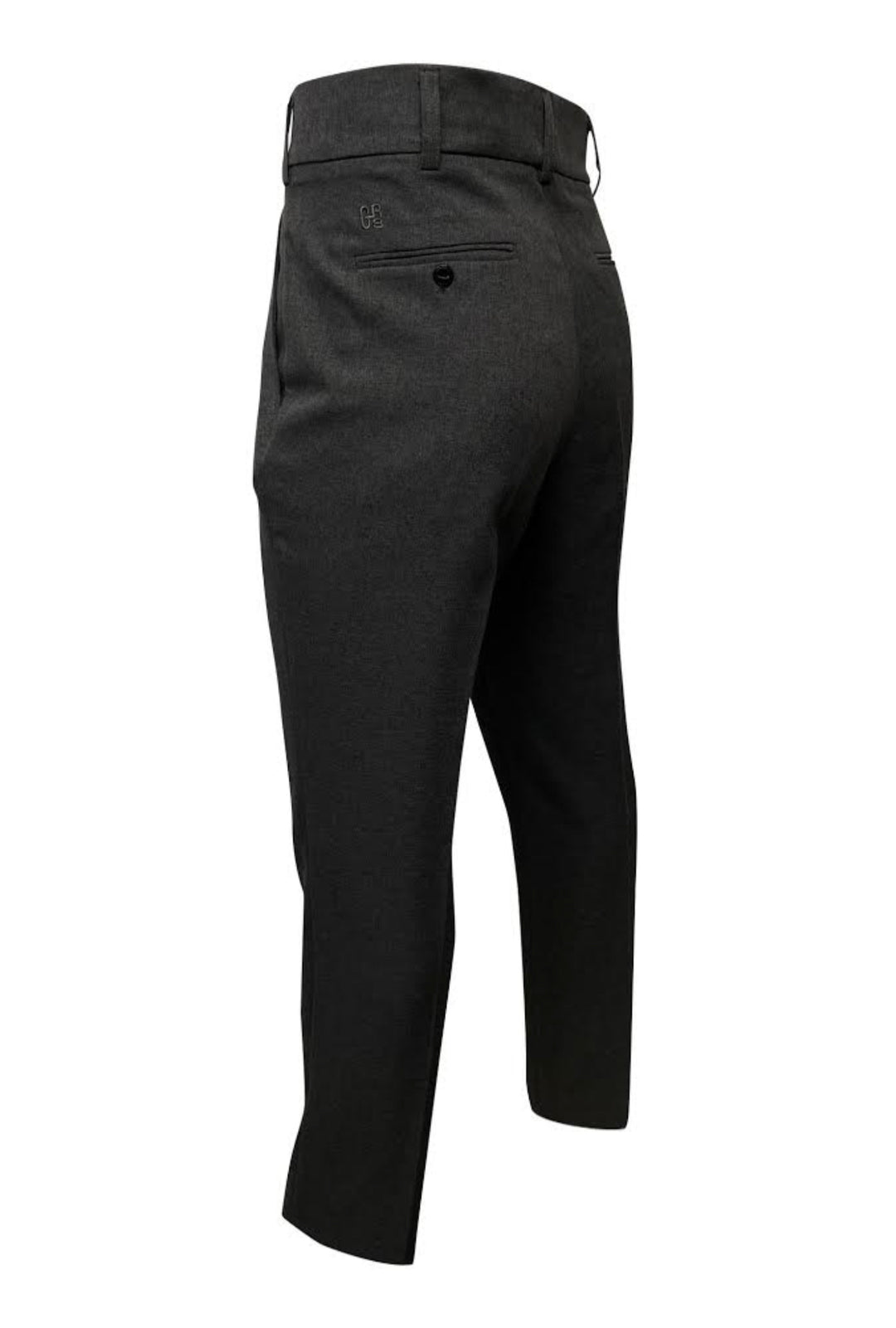 Charcoal Gray Pleated Umpire Pants - Base