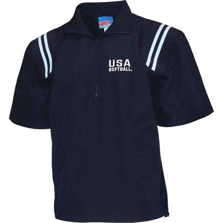 USA Softball Short Sleeved Pullover Jacket