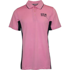 USA Softball Pink Polo Shirt
