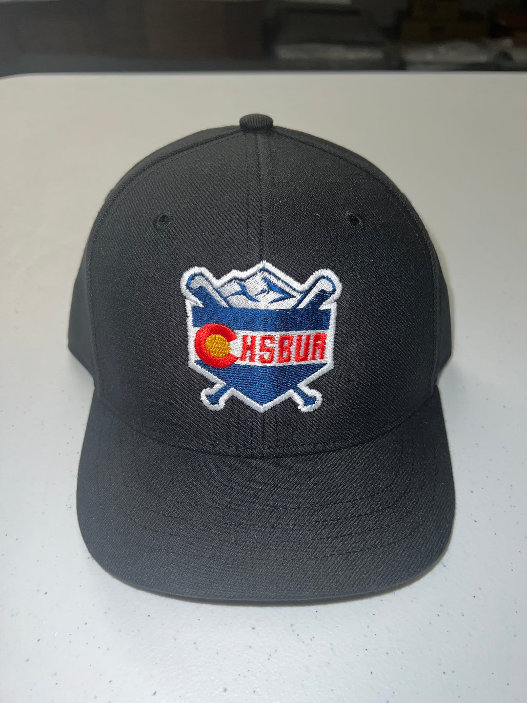 Richardson CHSBUA 530 4-Stitch Fitted Black Umpire Hat