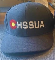 CHSSUA 6 Stitch Navy Wool Hat