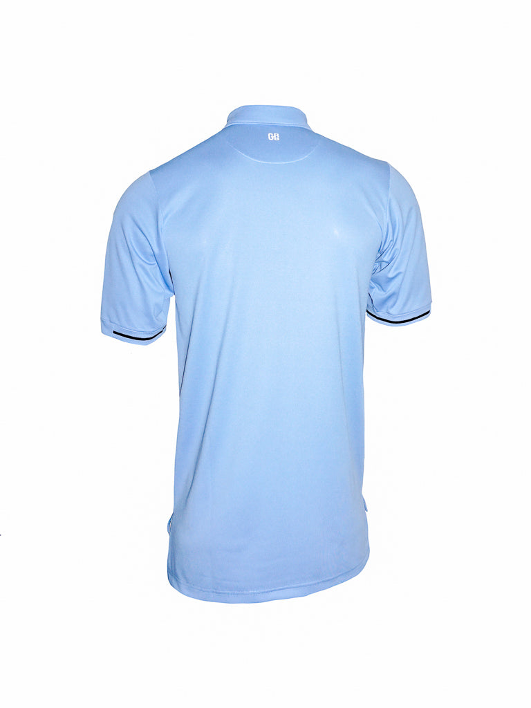 Vertical Stripe Umpire Shirt - MLB/Carolina Blue