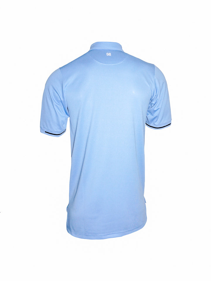 Vertical Stripe Umpire Shirt - MLB/Carolina Blue
