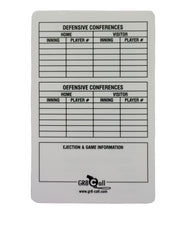 Umpire Rewritable Game Card