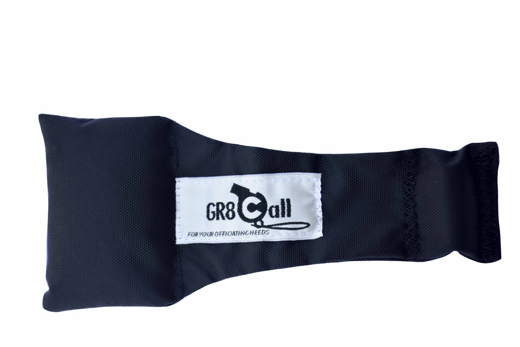 Football Officials Black Stay Put Single Bean Bag GR8 CALL