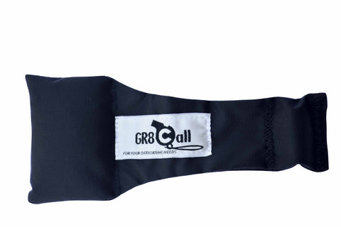 Football Officials Black Stay Put Single Bean Bag