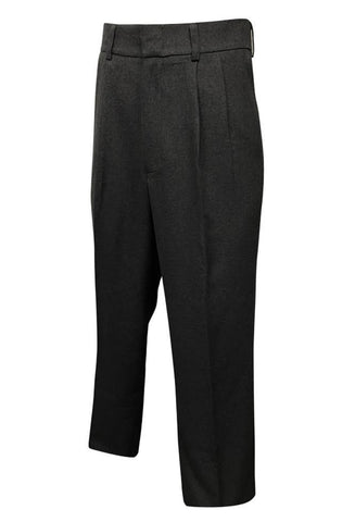 Heather Gray Pleated Umpire Pants - Base