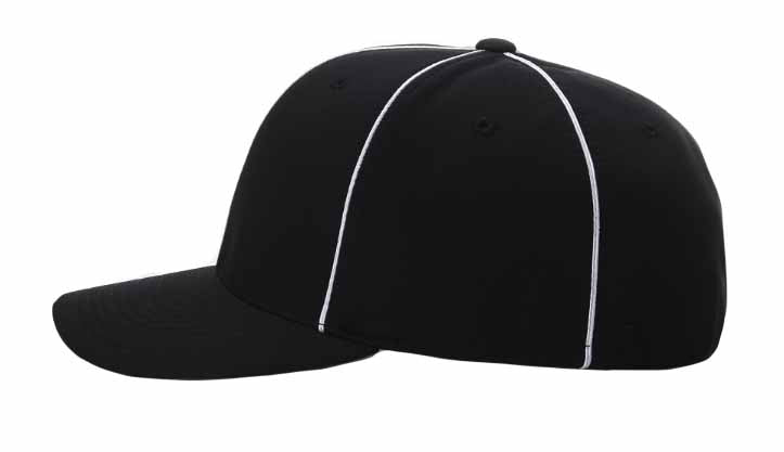 Richardson 485 Referee Pulse R-Flex Black/White Referee Hat