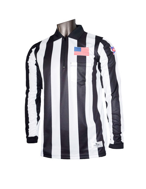 2" CFO Soft-Tech Long Sleeve Football Referee Shirt