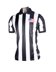 2.25” Ultra-Tech Football Referee Shirt with American Flag
