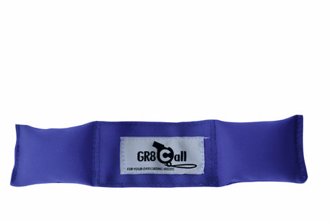 Football Officials Royal Blue Double Sided Narrow Bean Bag