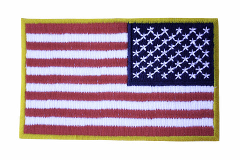 Right Sleeve Flag with Gold Border