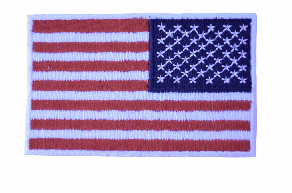 Right Sleeve Flag with White Border