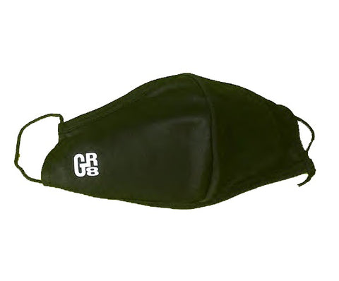 Micro Poly Mask for Coronavirus. Solid Black Mask W/Filter
