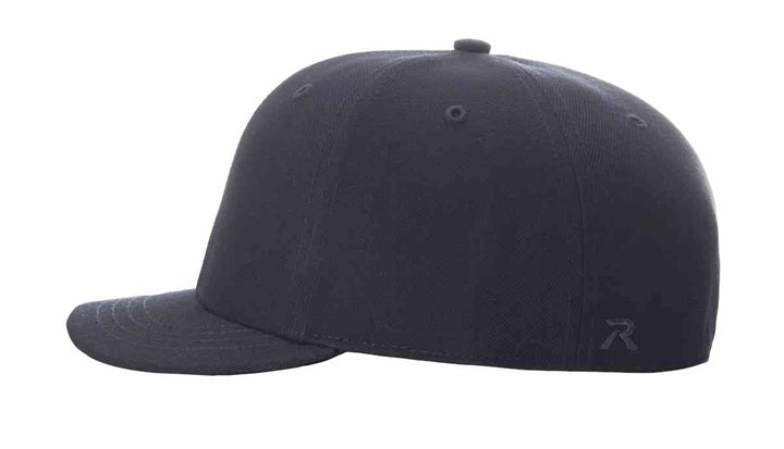 Richardson 530 4-Stitch Fitted Black Umpire Hat