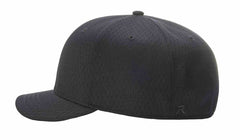 Richardson 4 Stitch Black Mesh Hat