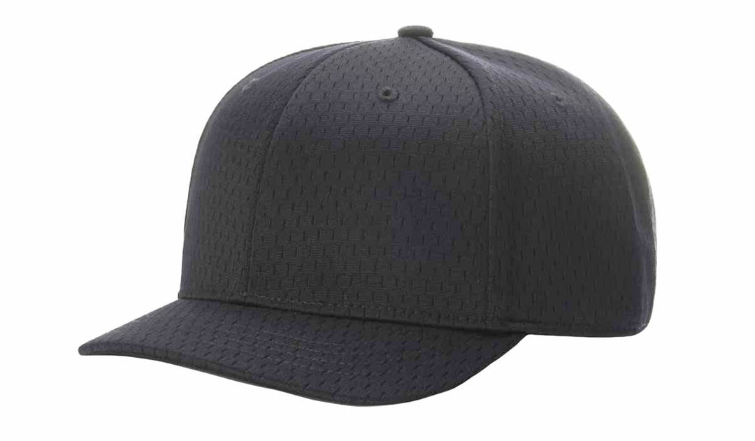 Richardson 4 Stitch Black Mesh Hat