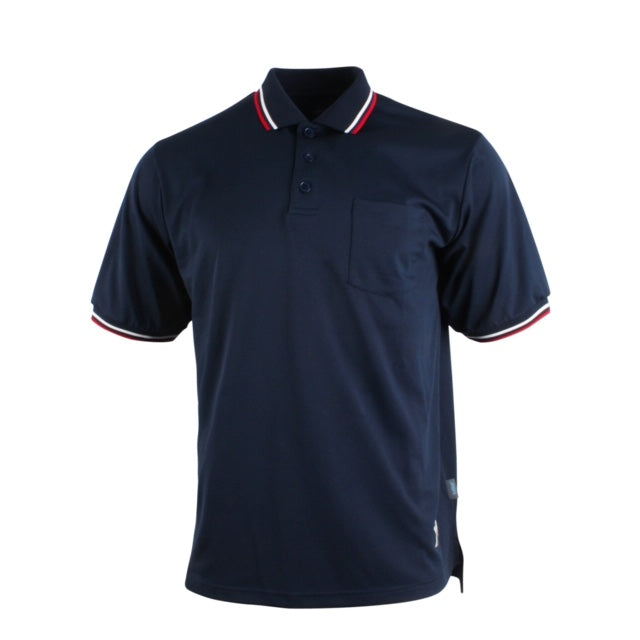 Softball Navy Blue Short Sleeve Polo Shirt