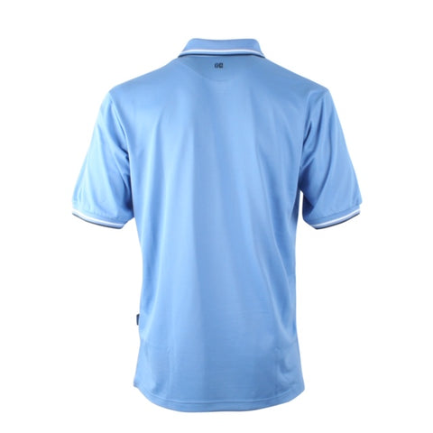 Softball Polo Blue Short Sleeve Polo Shirt